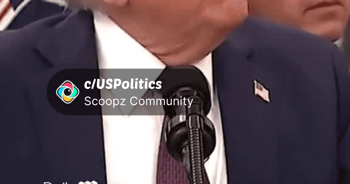 Donald Trump said the viral video showing an object being tossed out of ...
